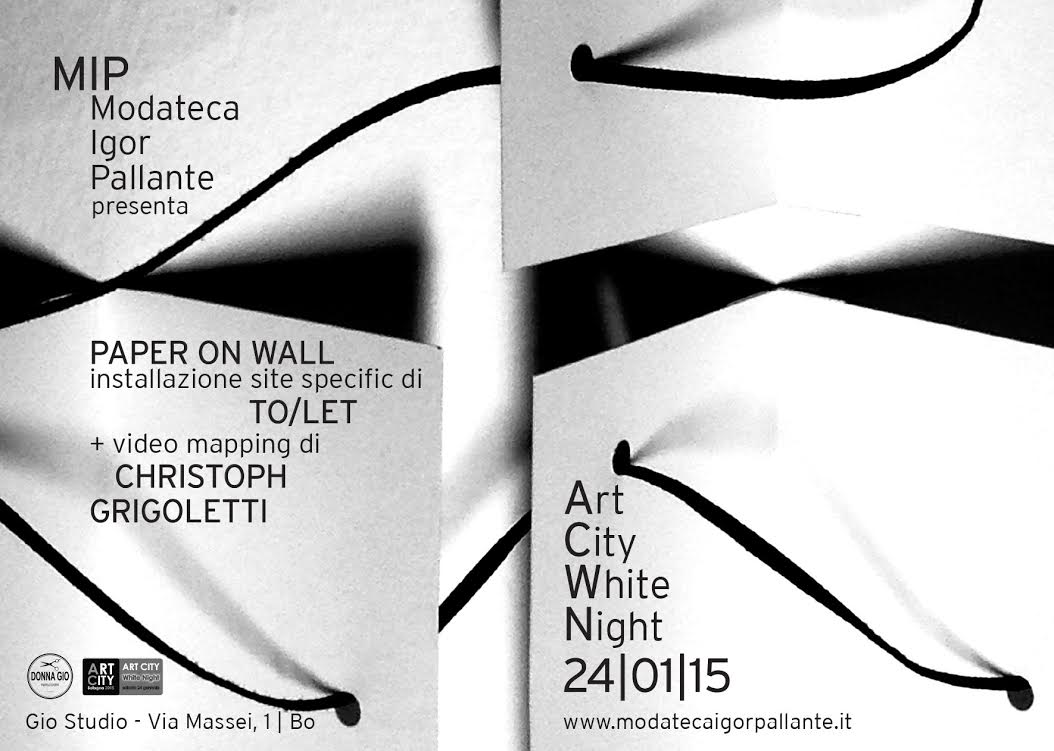 To/Let – Paper on Wall / Christoph Grigoletti